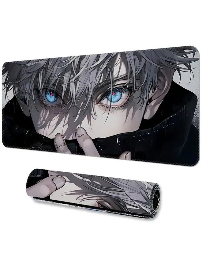 Beauenty Large Anime Gaming Mouse Pad - Thick, Non-Slip Rubber Base, Easy to Clean, Precise Edges, Rectangular Desk Mat for Gamers and Office Use, Office Desk Mat（800*300*3mm） - Image 1