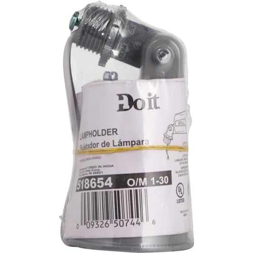 BELL Hubbell 5606-0 Lampholder, Gray, 1 Count (Pack of 1) - Image 2