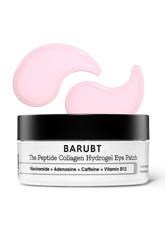BARUBT 60Pcs The Peptide Collagen Hydrogel Eye Patch, Under Eye Patches For Puffy Eyes And Dark Circles, Eye Mask With Hydrolyzed Collagen & Niacinamide, For Puffy Eyes Dark Circles And Fine Lines Smo