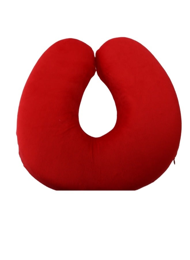 SMART HOME Soft Adjustable Neck Pillow, Head Support Travel Pillow, U Shape Travel Pillow for Travel Car Home Office Memory Foam Travel Neck Pillow 23X23X12CM - Image 2