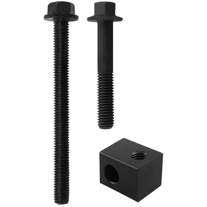 KMBNTU Alternator Pump Pulley Adjuster Kit Fit for Hyundai Elantra Accent Tiburon Kia Rio Rio5 Spectra Spectra5 2000-2008 Replace 37463-33000 37462-22000 37471-24000 - Image 1