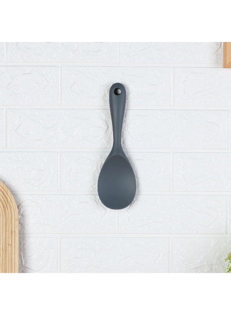 DANUBE HOME ملعقة الوجبات السيليكونية من شيف دلايت – ملعقة طهي مقاومة للحرارة وغير لاصقة، أداة مطبخ متينة ومريحة للخلط والتقديم والتحريك L23XW7Cm - Image 1