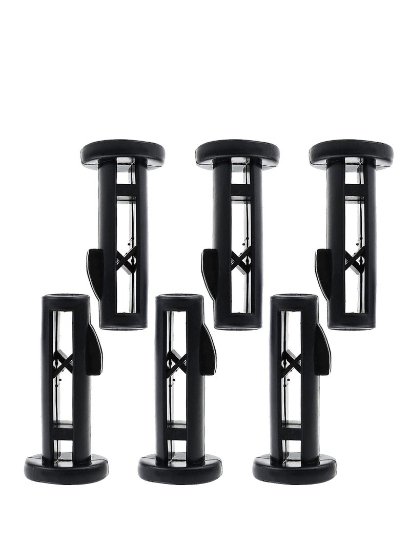 Excefore Wheelie Bin Lid Hinge Pins, 6 Pcs  Outdoor Bin Lid Pin Fixings Plastic Bin Lid Pins for Wheelie Trash Bins, 240L Household and Commercial Wheelie Trash Bins - Image 1