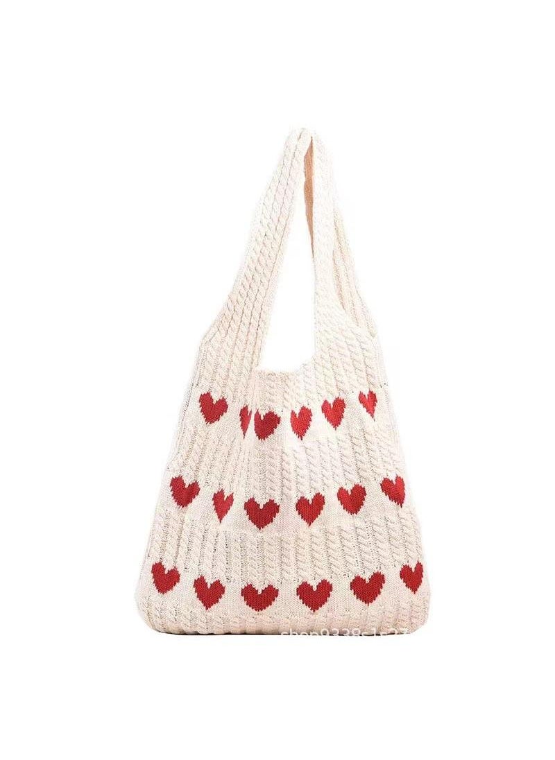 Y&D - Simple Fashion Knitted Shoulder Bag - Image 1
