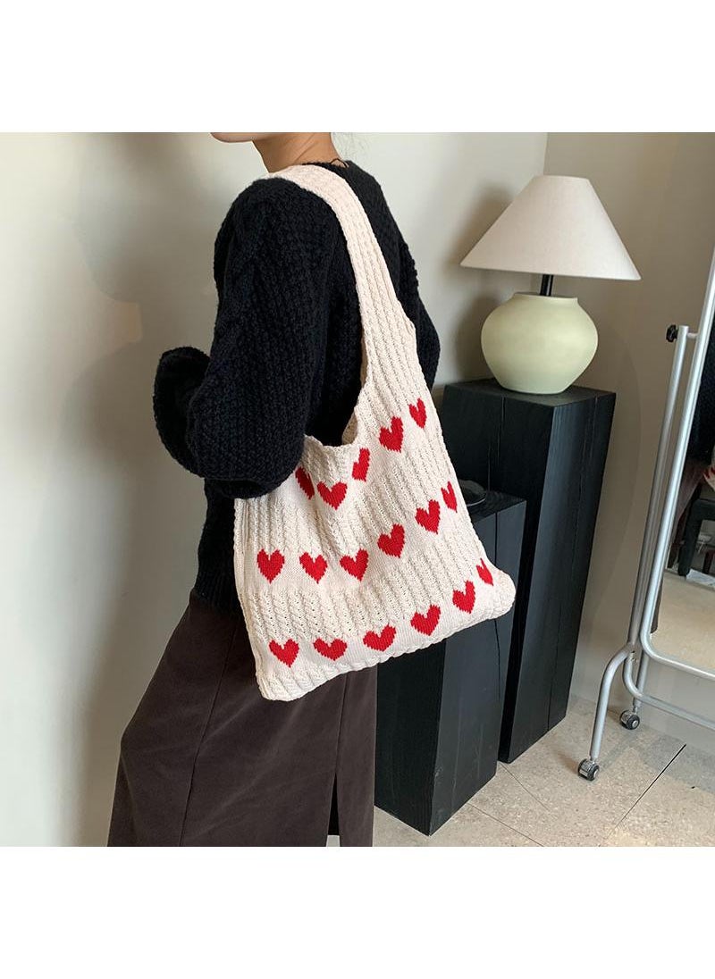 Y&D - Simple Fashion Knitted Shoulder Bag - Image 1