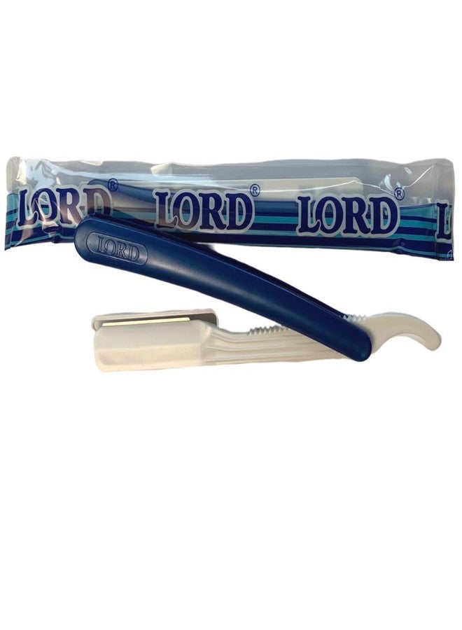 Lord 50 شفرة حلاقة قابلة للتصرف للرجال، أداة تشكيل اللحية بشفرة مستقيمة، شفرات حلاقة لتشكيل اللحية للرجال مغلفة بشكل فردي - Image 3