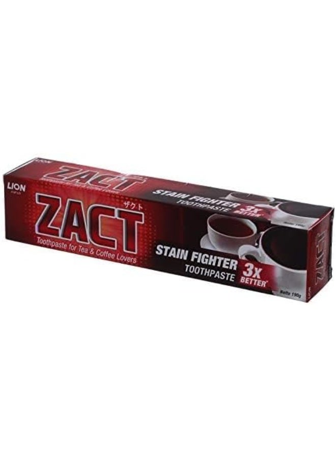 Zact Stain Fighter Toothpaste 190g - Image 2