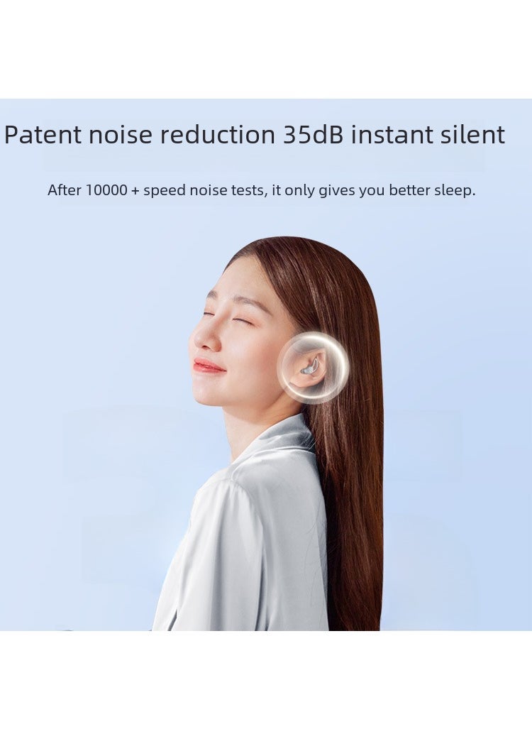 Generic - Cross-border silicone soundproof earplugs mute sleep earplugs waterproof swimming earplugs dormitory anti-noise noise reduction earplugs Black/pair (high-grade color box + storage box) - Image 1