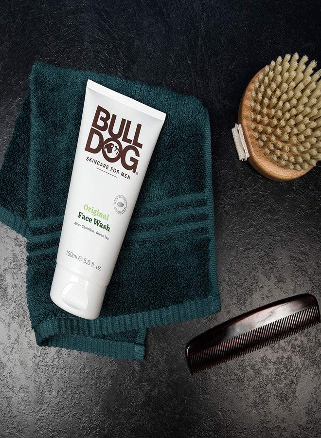 Bulldog Mens Skincare and Grooming Original Face Wash with Aloe, Camelina & Green Tea, 5 Fl. Oz. - Pack of 3 - Image 4