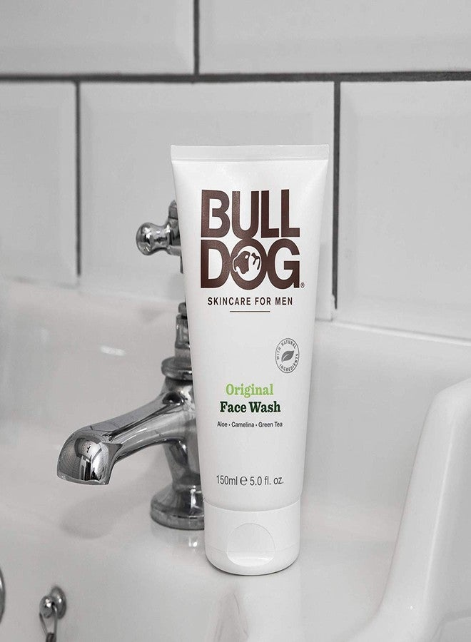 Bulldog Mens Skincare and Grooming Original Face Wash with Aloe, Camelina & Green Tea, 5 Fl. Oz. - Pack of 3 - Image 5
