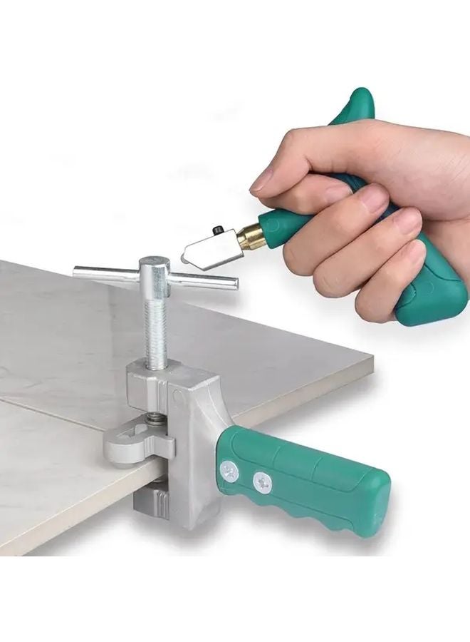 Professional Diamond Tipped Glass Cutter Tile Kit Set 1 Portable Hand Tool Manual Tile Machine - Image 2