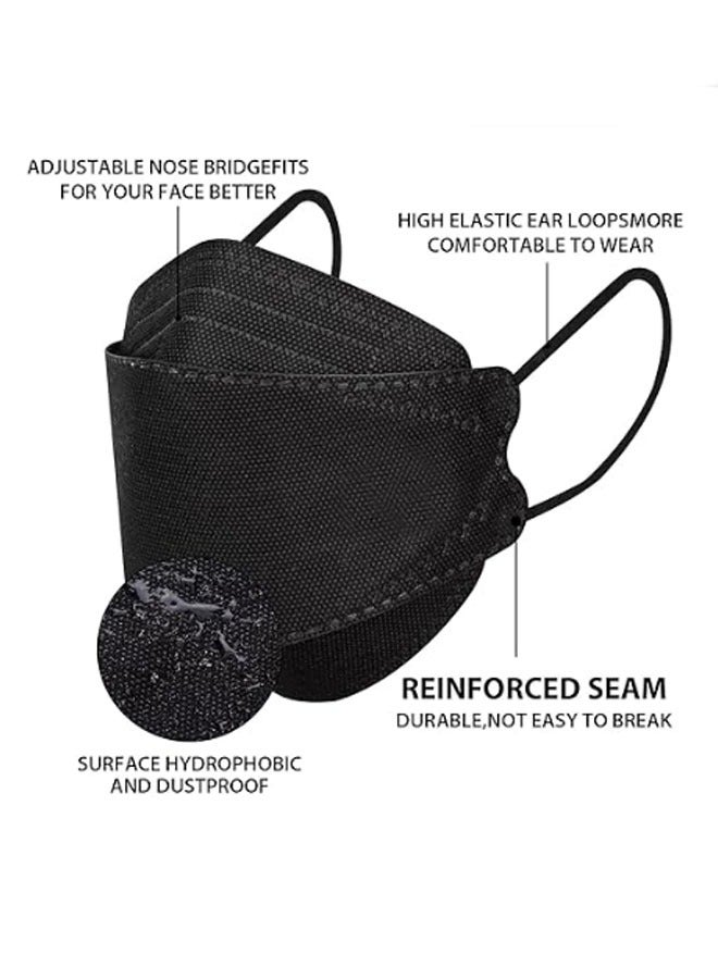 Pack Of 10 Pieces N95 Face Mask Black For Adults - Image 4