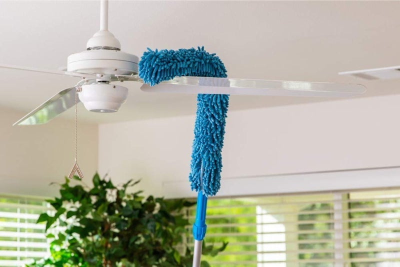 Mobhada Flexible Microfiber Cleaning Duster with Extendable Rod for Home Car Fan Dusting Home Office Cleaning Tools Color May Vary - Image 1