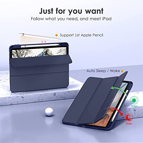 ProElite Case Cover for Apple iPad (A16) 11th/10th Generation (2025/2022), Transparent case Cover with Pencil Holder for iPad 11th/10th Gen 2025/2022, Dark Blue - Image 4