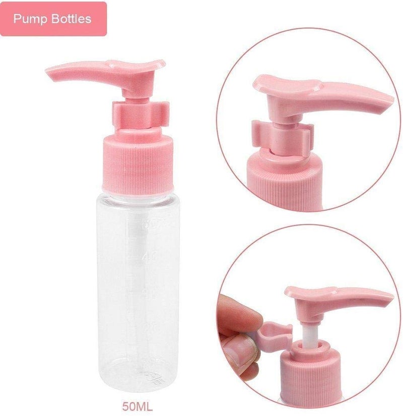 MYPS Plastic Portable Travel Cosmetics Bottles Plastic Pressing Spray Bottle for Makeup Cosmetic Toiletries Liquid Containers Bottles - Image 4