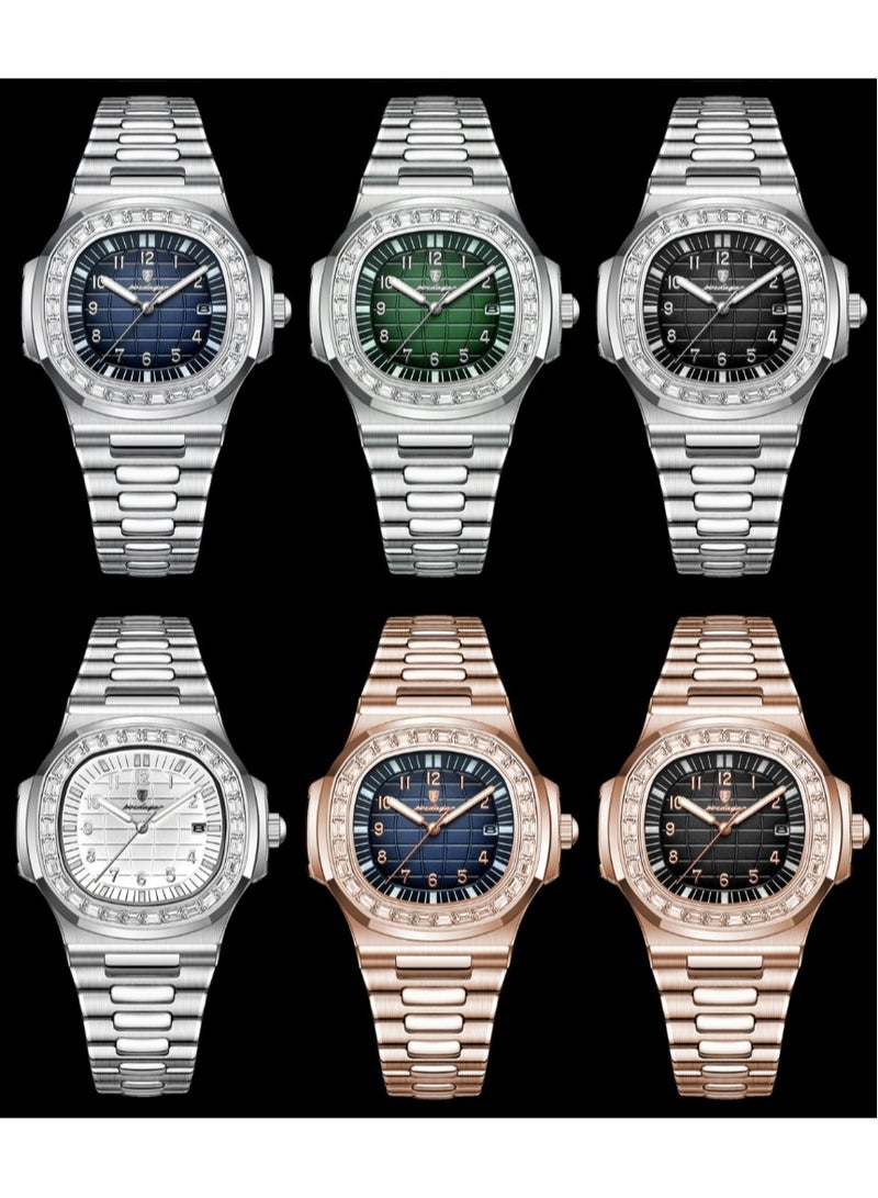 POEDAGAR Man Watch Waterproof Luminous Men's Watch Quartz- 38mm - Image 5