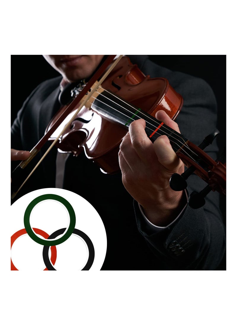 Y&D 6 Rolls Violin Tape Fingerboard, SYOSI 3mm Finger Guide Stickers, 216FT Cello Fingering for Practice Beginners' Position Marker (8 Colors)  - Image 5