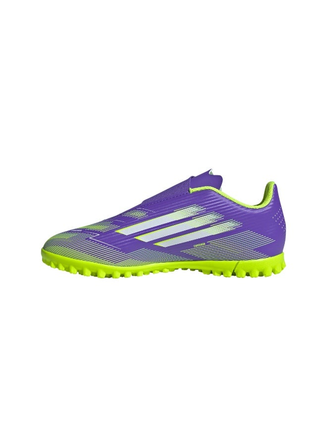 Adidas F50 Club Hook-and-Loop Turf Boots Kids - Pure Russet/White - Image 4