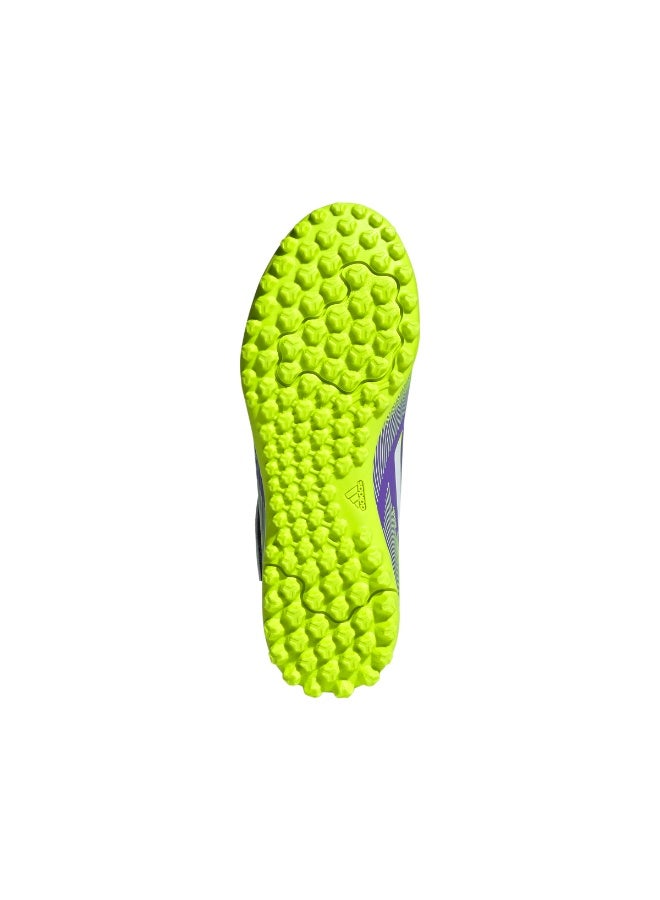 Adidas F50 Club Hook-and-Loop Turf Boots Kids - Pure Russet/White - Image 3