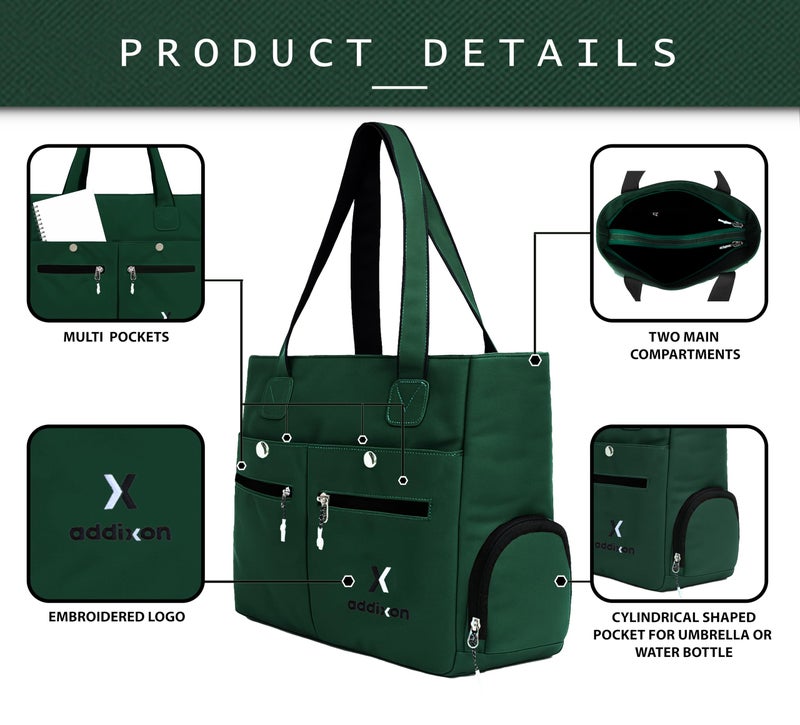 addixon Women Casual Shoulder Bag (Jungle Green) - Image 3