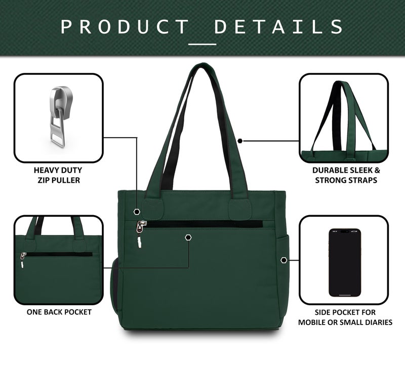 addixon Women Casual Shoulder Bag (Jungle Green) - Image 4