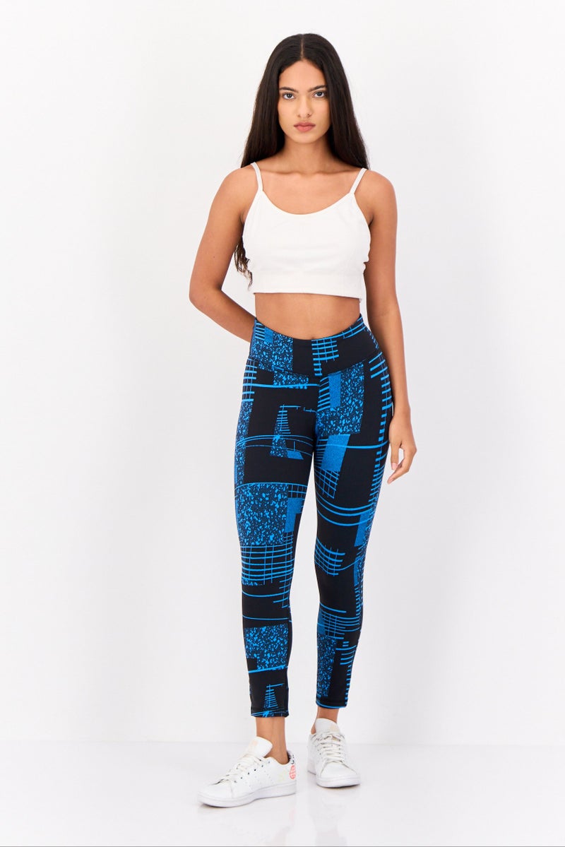 Reebok Women Sportswear Fit Training 3/4 Leggings, Multicolor - Image 4