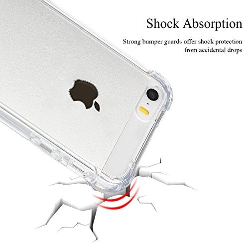 Plus Back Cover for Apple iPhone 5S/Apple iPhone SE (TPU, Silicone | Transparent) - Image 3