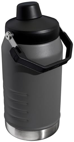 Stanley Stanley Iceflow Fast Flow Jug | Recycled Stainless Steel Water Tumbler | Keeps Drink Cold and Iced for Hours | Easy Carry Handle | 64 OZ | Charcoal  - Image 2