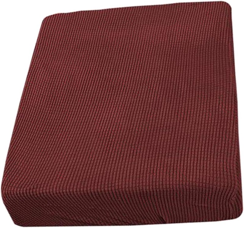 klarako Red Stretch Sofa Seat Cushion Covers Couch Slipcover - 1 Seater - Image 1