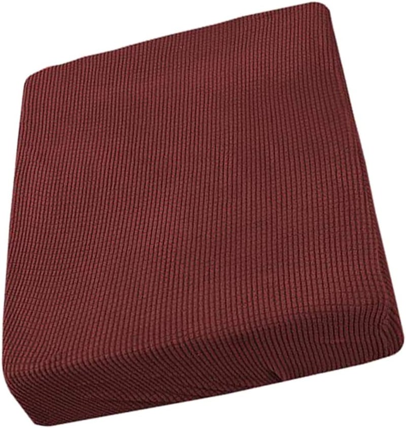 klarako Red Stretch Sofa Seat Cushion Covers Couch Slipcover - 1 Seater - Image 2