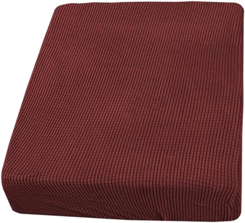 klarako Red Stretch Sofa Seat Cushion Covers Couch Slipcover - 1 Seater - Image 5