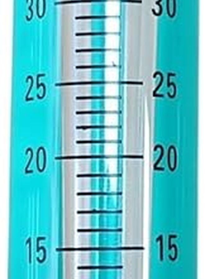 Brass Acrylic Gas Air Oxygen Flow Meter Indicator With Valve 0 5L Per Min 93mm - Image 3
