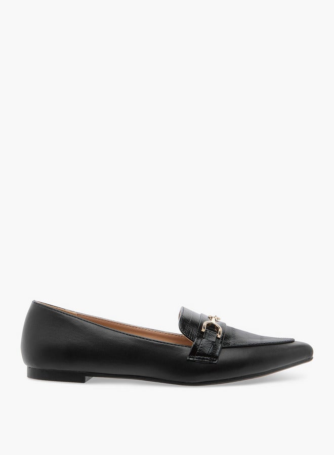 Celeste Women's Metal Accent Slip-On Loafers  - Image 3