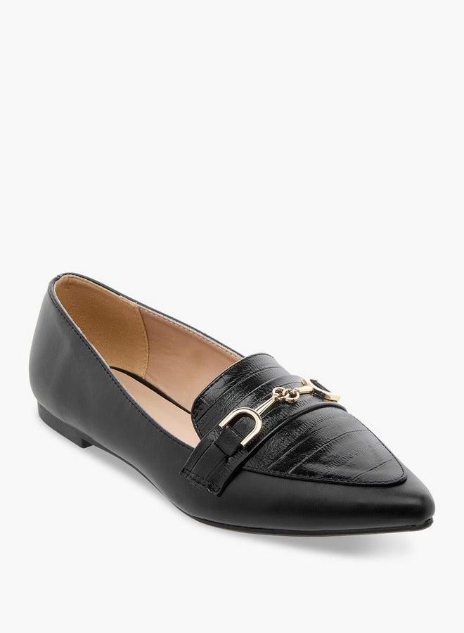 سيليست لوفرز نسائي بلمسة معدنية - Image 1