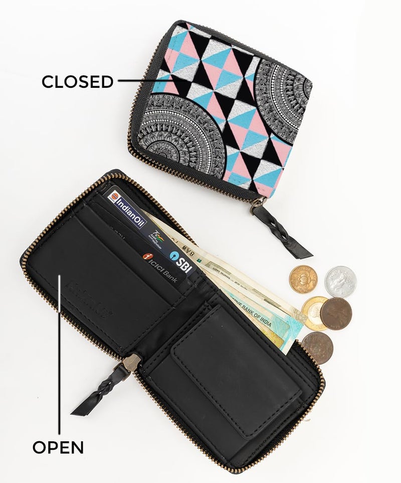 Kalankit Women's Wallet | Ladies Small Purse for Woman, Stylish Card Holder, Mini Bi-Fold Wallet for Women | Compact Pocket Purse | Gift for Teenage Girls, Female Friends, Birthday Gifts - Image 3