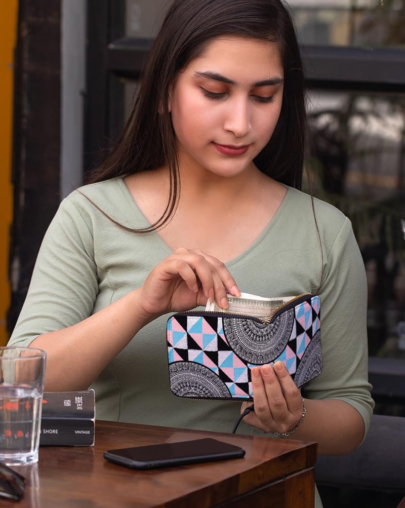 Kalankit Women's Wallet | Ladies Small Purse for Woman, Stylish Card Holder, Mini Bi-Fold Wallet for Women | Compact Pocket Purse | Gift for Teenage Girls, Female Friends, Birthday Gifts - Image 2