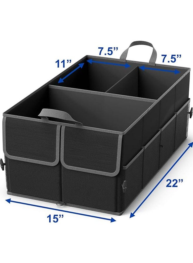 Trunk Organizer Cargo Storage, 3-Compartment  - Image 2