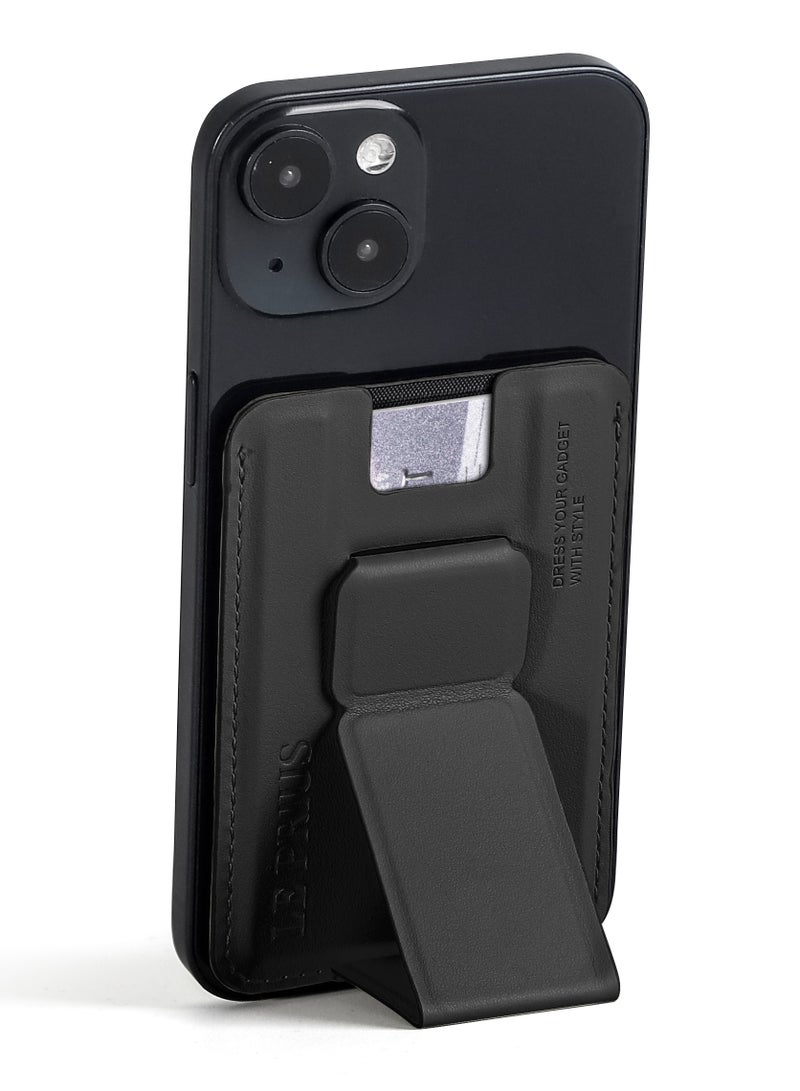 Le Prius Bengal Series, Magnetic Card Holder With Grip And Extendable Smart stand - Image 3