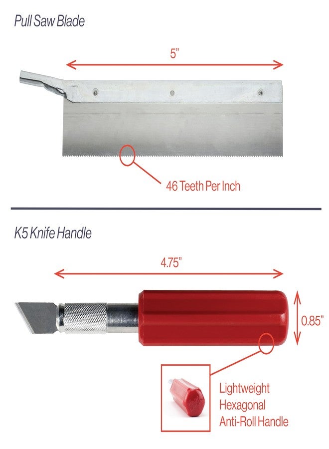 Excel Blades 6-Inch Metal Mitre Box Set - Aluminum & Steel Precision Cutting Tool with K5 Handle & Razor Pull Saw for Wood, Plastic & Soft Metals - 45° & 90° Cutting Angles, Made in USA - Image 3