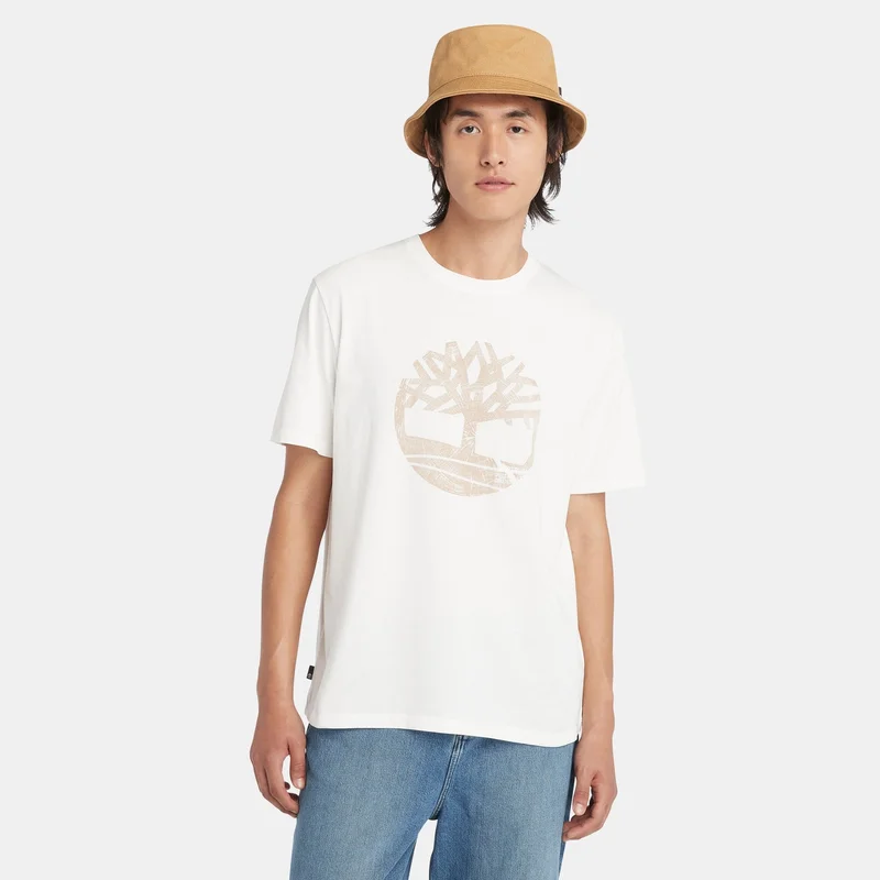 Timberland Men's Garment Dye Logo Graphic T-Shirt