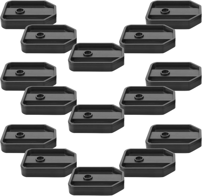 20pcs Mini PC Case Riser Pads: Anti-Swaying Mini PC Vertical Stand Feet for Computer Chassis Support and Tabletop Protection Arrangements - Image 1