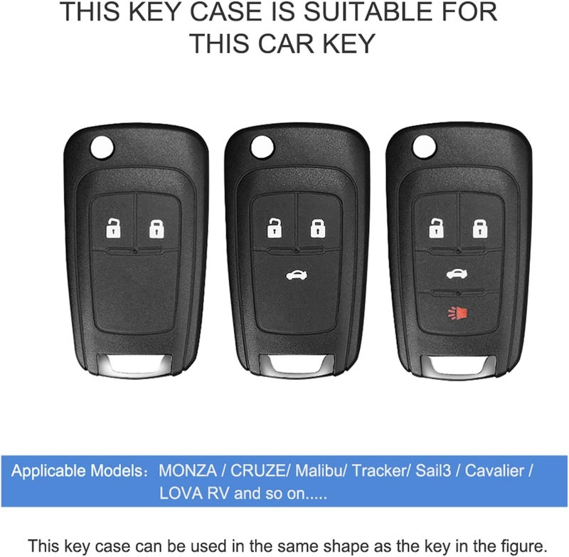 ELOHEI Soft TPU Key Fob Cover for Chevy - Image 2