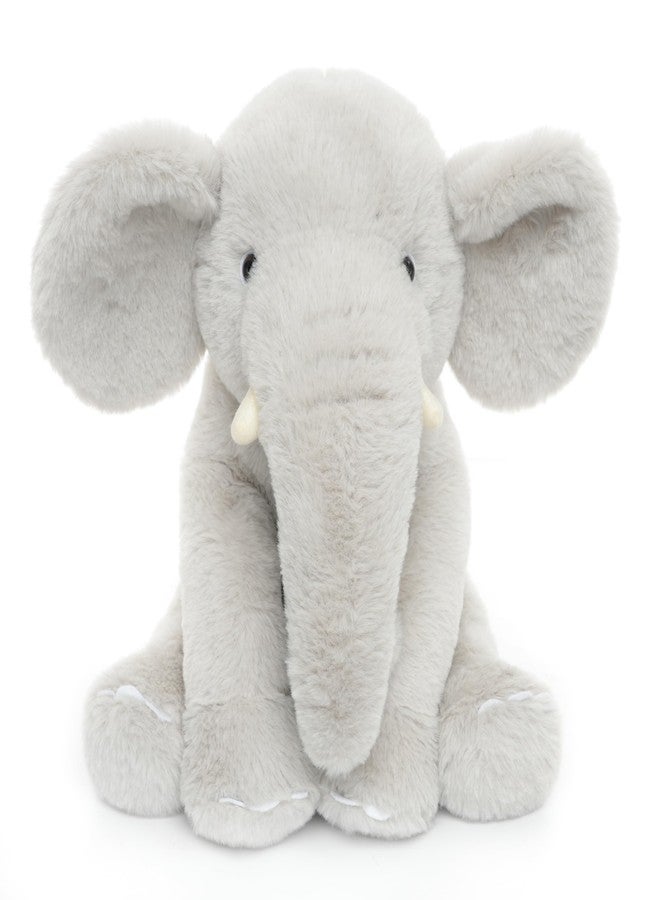 WEIGEDU 13" Gray Elephant Stuffed Animal - Plush Toy for Boys, Girls, Kids, Baby Shower, Bedtime, Birthday - Image 1