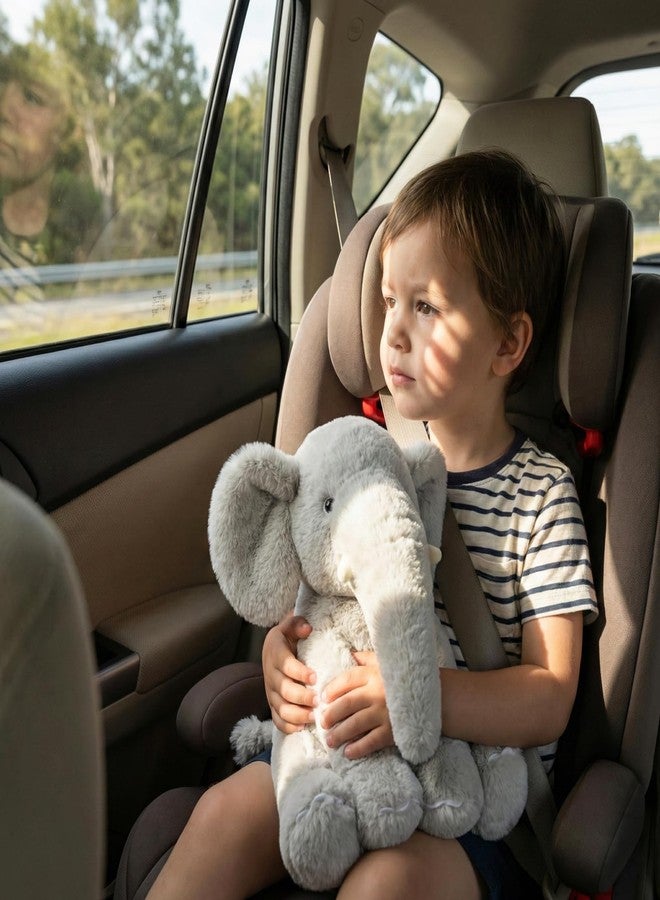 WEIGEDU 13" Gray Elephant Stuffed Animal - Plush Toy for Boys, Girls, Kids, Baby Shower, Bedtime, Birthday - Image 5