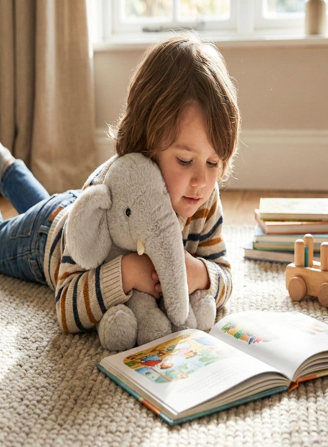 WEIGEDU 13" Gray Elephant Stuffed Animal - Plush Toy for Boys, Girls, Kids, Baby Shower, Bedtime, Birthday - Image 3
