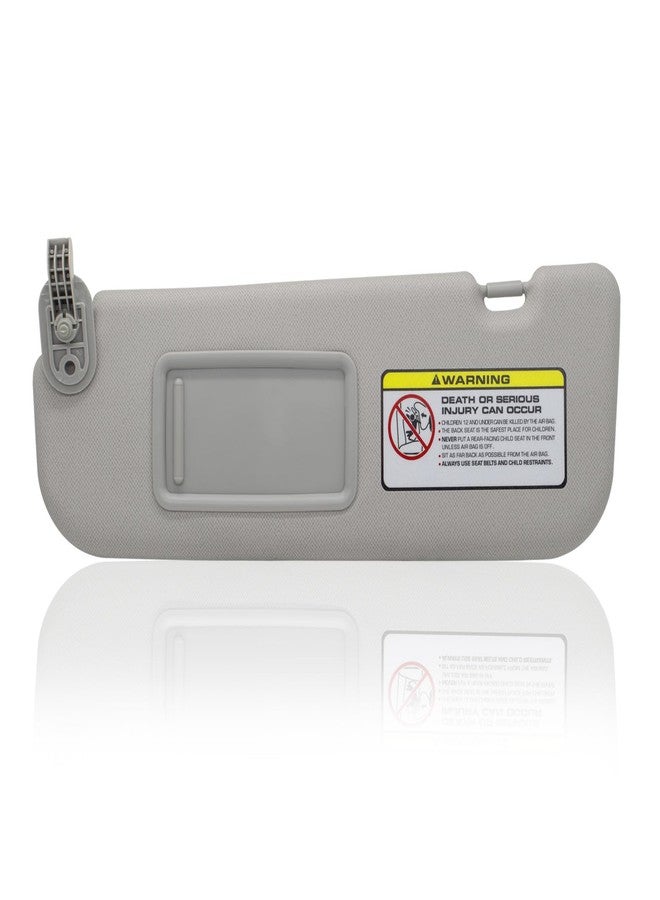 NHILES Left Driver Side Sun Visor Replacement Compatible with Hyundai Elantra 2011 2012 2013 2014 2015 Replace# 852103X000TX Colour Gray - Image 1