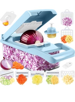 Vegetable Chopper, Pro Onion Chopper, Multifunctional 13 in 1 Food Chopper