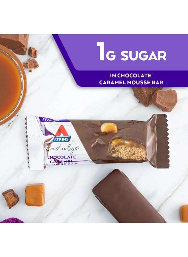 Atkins Endulge Chocolate Caramel Mousse Bar 5 Bars 1.2 oz (34 g) Each - Image 5