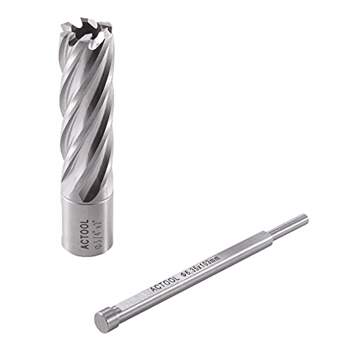 ACTOOL 3/4" Diameter × 2" Depth of Cut HSS ANNULAR Cutter with 3/4'' Weldon Shank - Image 5