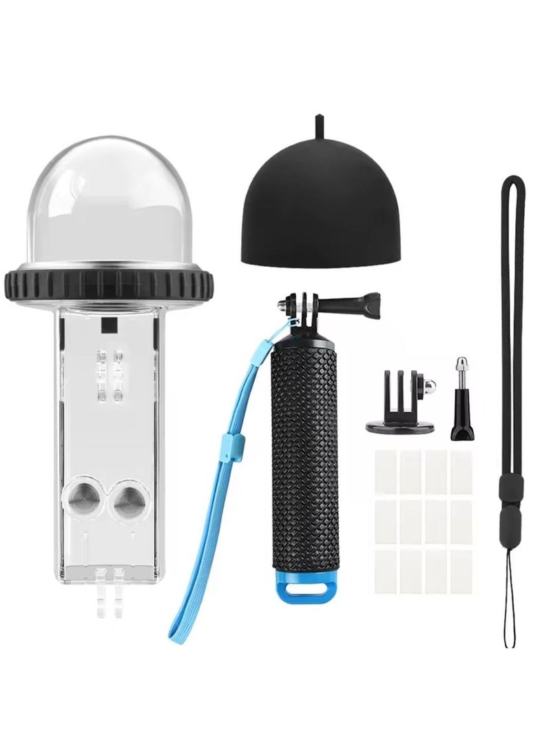 The Pocket 3 (OSMO Pocket 3) diving case is waterproof up to 40 meters. It features a shatterproof, waterproof protective case with a sink-proof tripod to safeguard your camera during deep dives. - Image 2